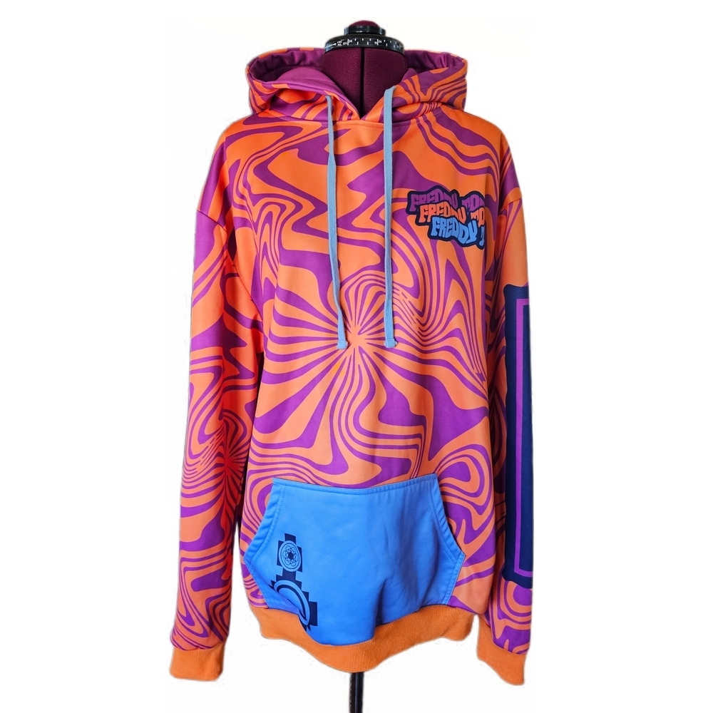 Musician Freddy Todd FredCrumb All Over Print Unisex Baggy Hoodie - Picture 2 of 16